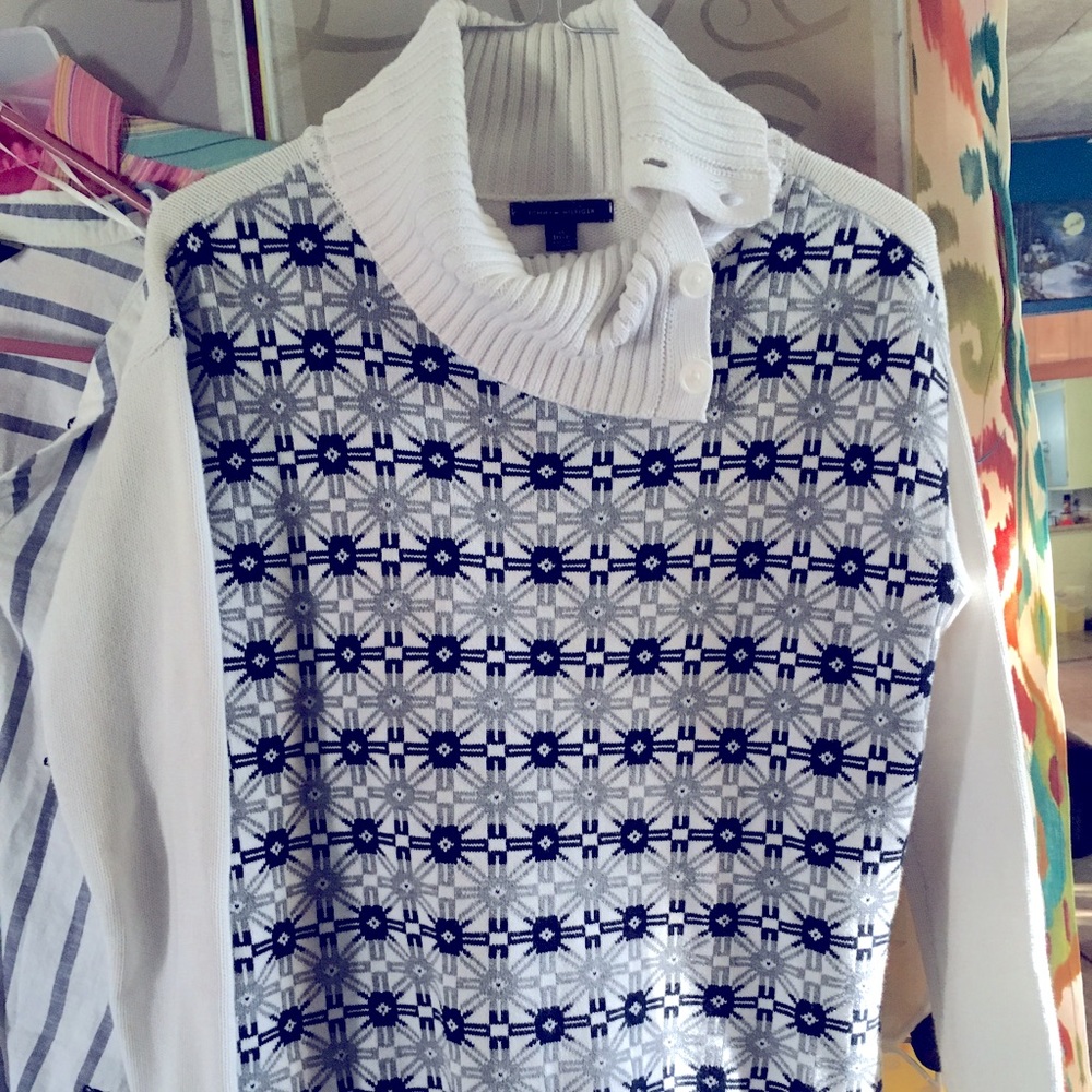 Tommy Hilfiger turtle neck cotton sweater